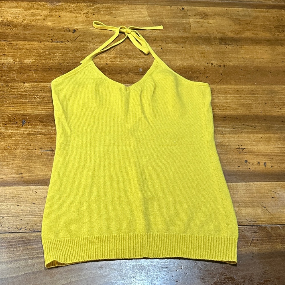Yellow Halter Top